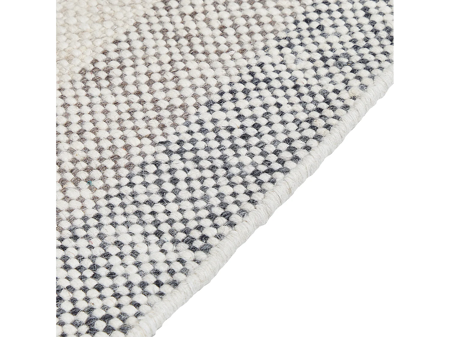 Vloerkleed wol off-white 140 x 200 cm EMIRLER