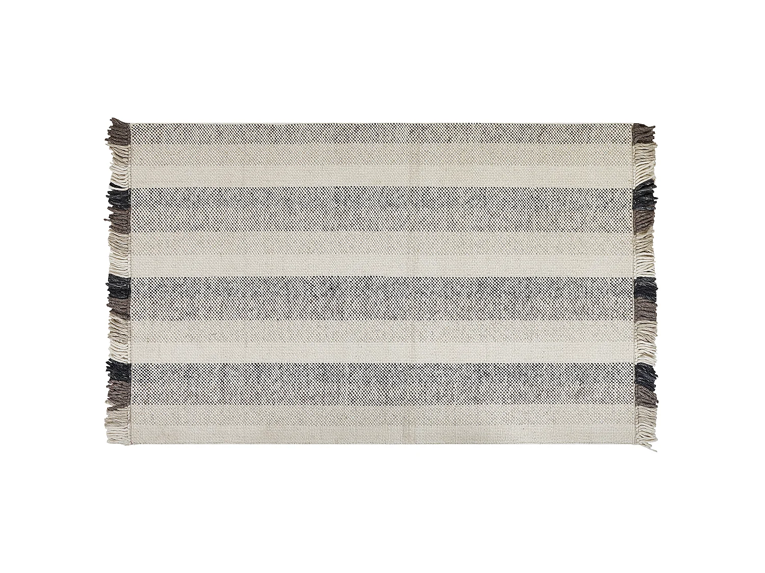 Tapis en laine blanc cassé 140 x 200 cm EMIRLER