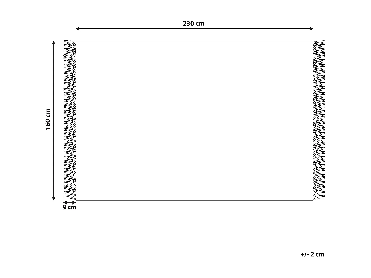 Tapis EMIRLER Blanc 160 x 230 cm Laine