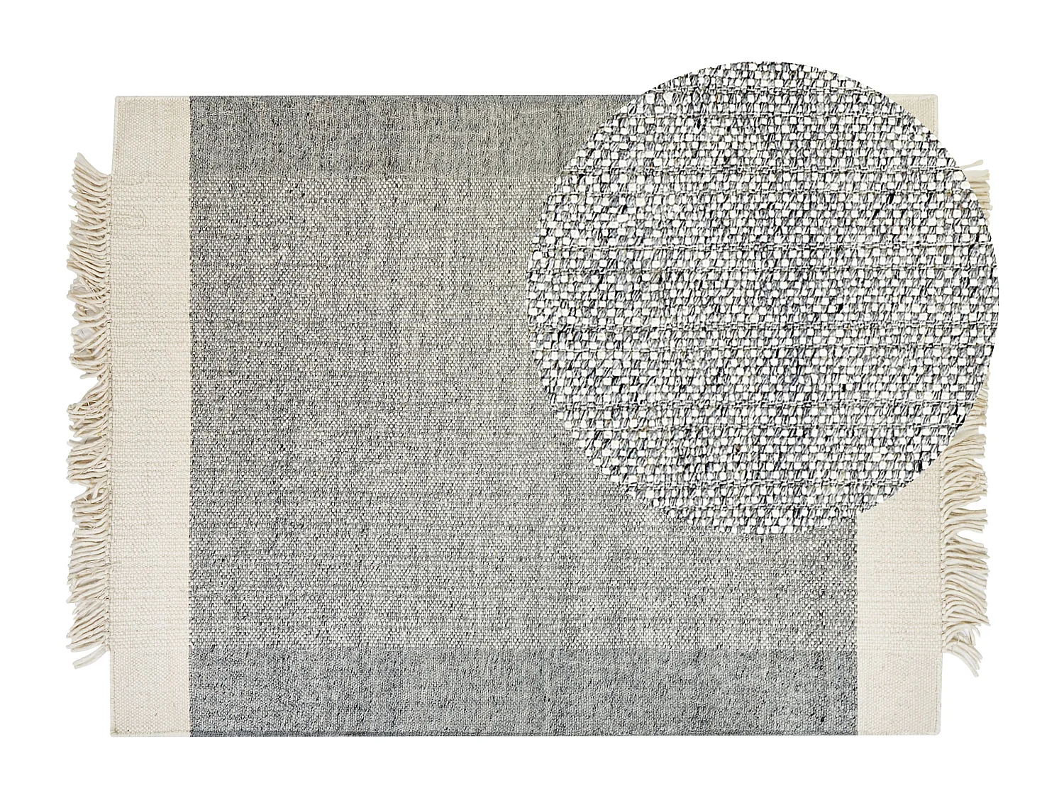 Tapis TATLISU Gris 160 x 230 cm Laine