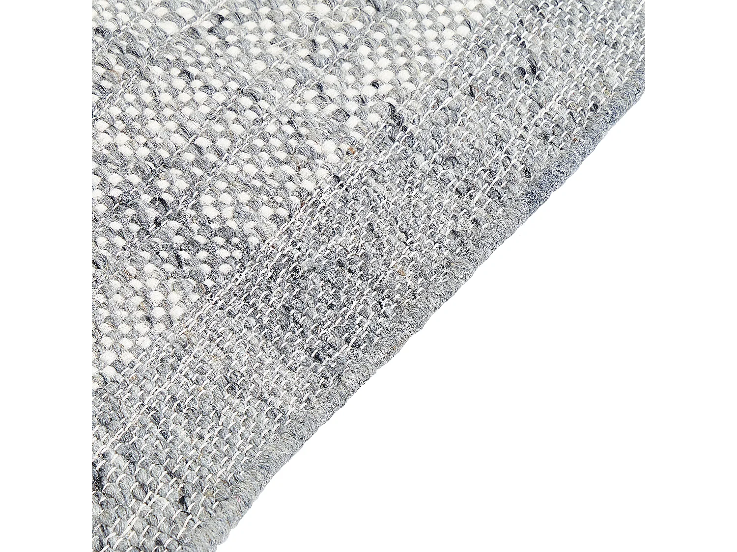 Tapete em lã cinzenta e branca 160 x 230 cm TATLISU
