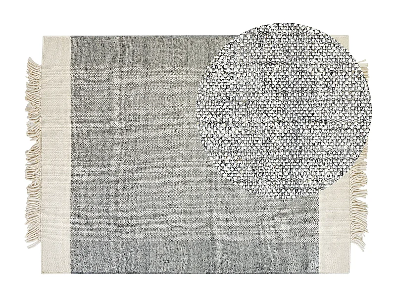 Tapis TATLISU Gris 160 x 230 cm Laine
