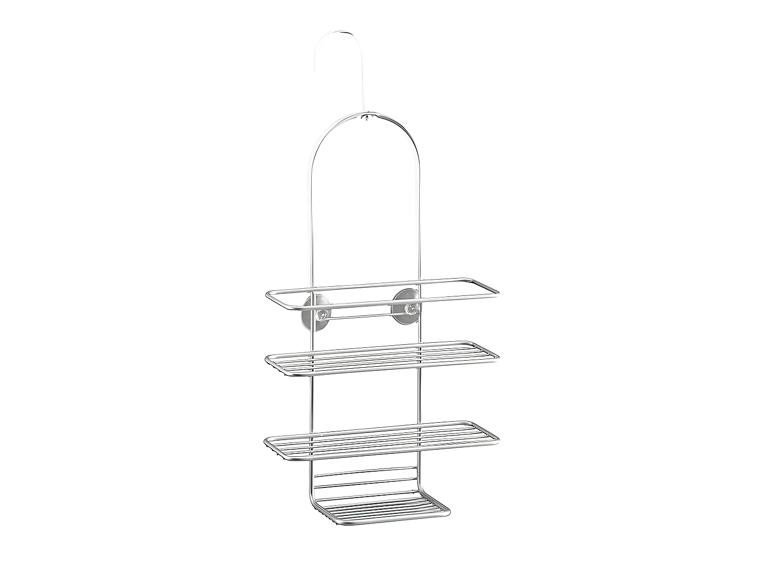 Porte-savon de douche Série REFLEX Metaltex. Finition Polytherm® Couleur Argent