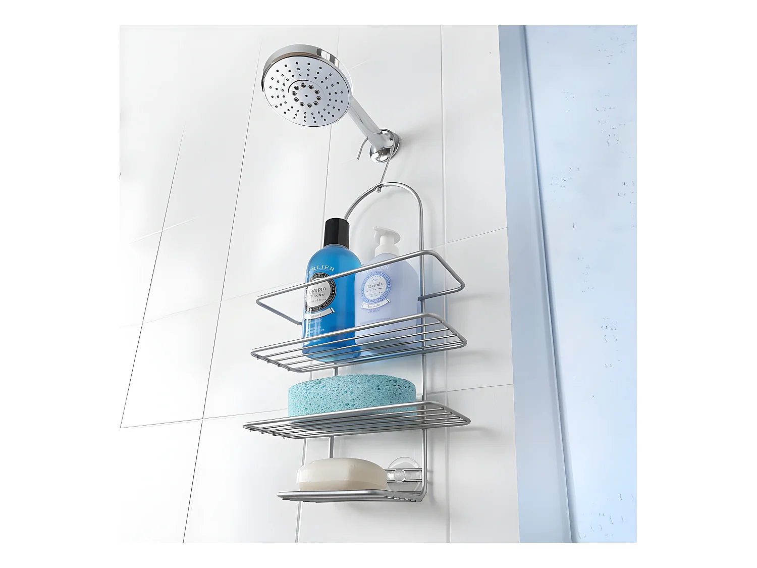 Zeepbakje Douche Serie REFLEX Metaltex Polytherm® Zilver