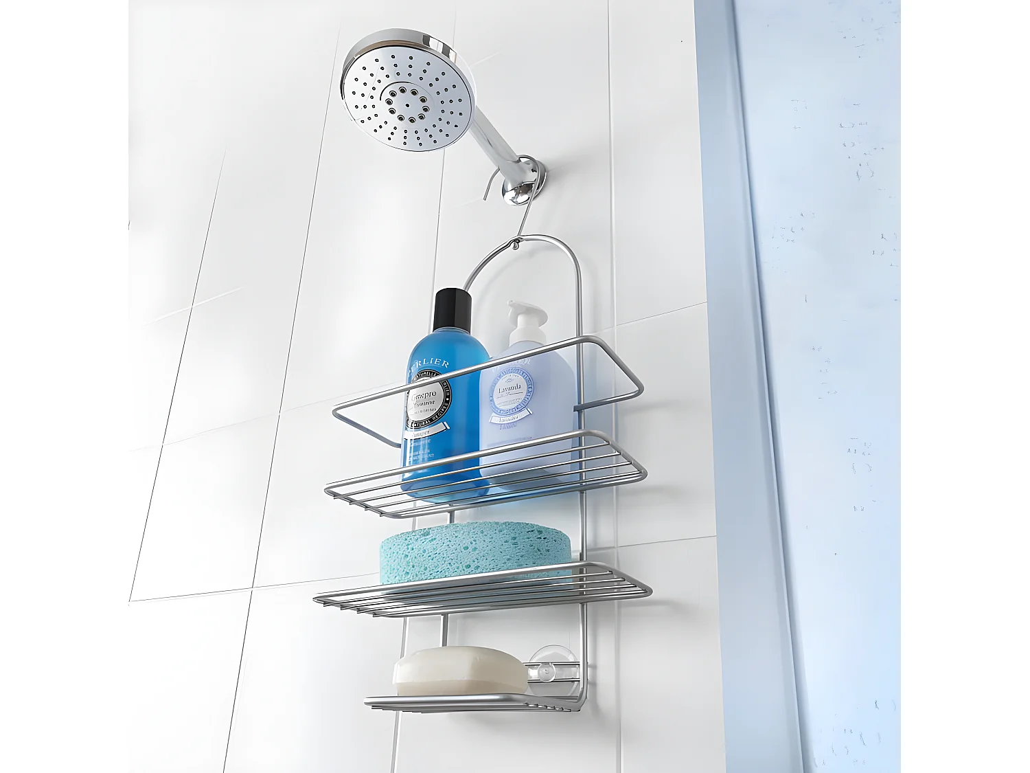 Zeepbakje Douche Serie REFLEX Metaltex Polytherm® Zilver