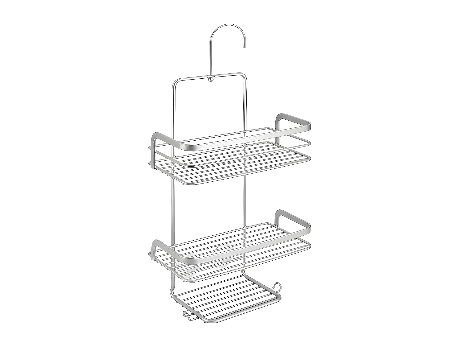 Porte-savon de douche Série VIVA Metaltex. Finition Polytherm® Couleur Argent