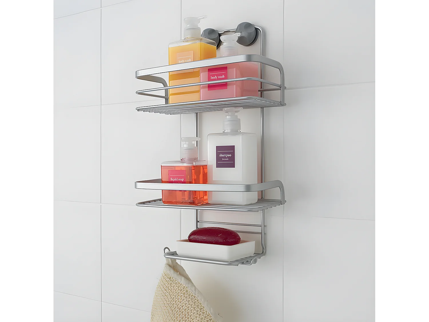 Duschseifenhalter Serie VIVA Metaltex Polytherm® Silber