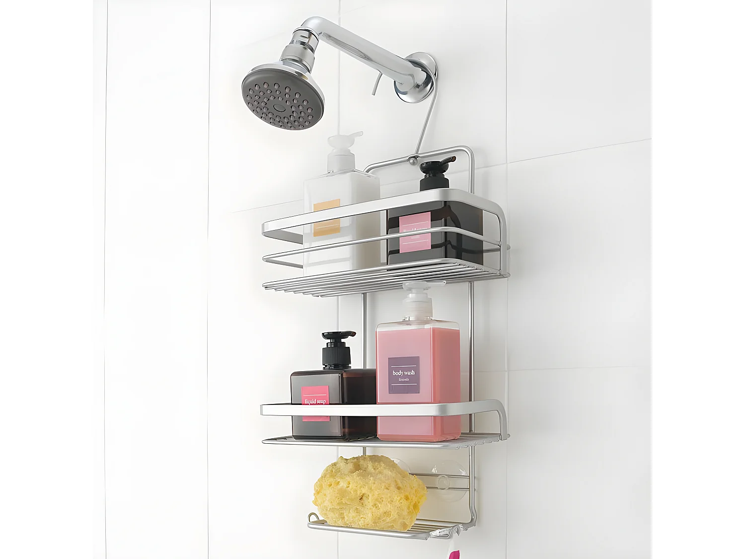 Duschseifenhalter Serie VIVA Metaltex Polytherm® Silber