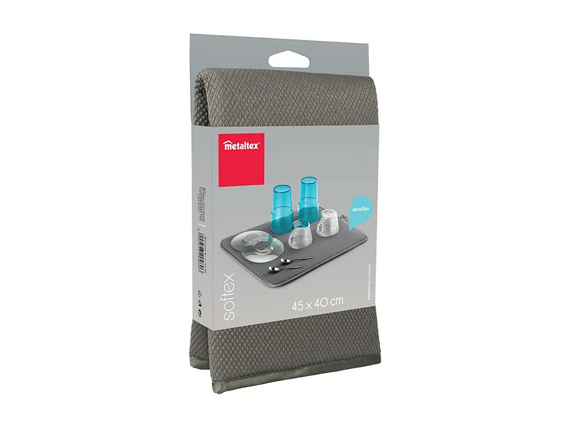 Tapis de Séchage Microfibre SOFTEX GRIS de Metaltex