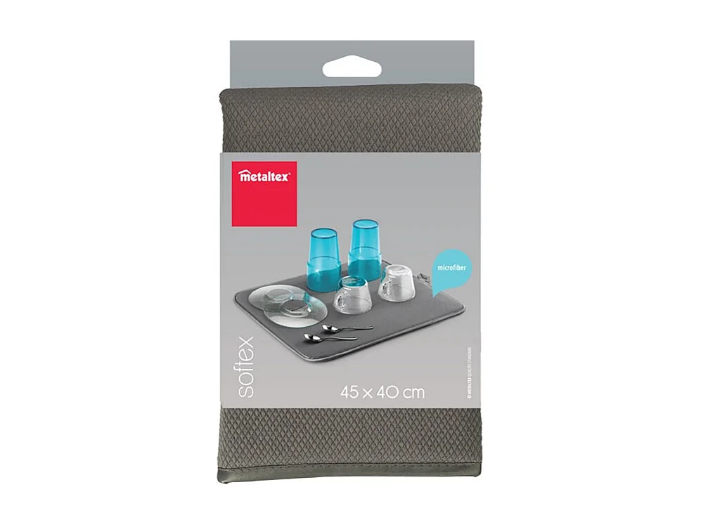 Tapis de Séchage Microfibre SOFTEX GRIS de Metaltex