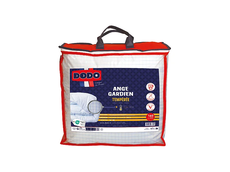 Bettdecke DODO - Vollschutz gegen Milben - 140 x 200 cm - Volupt'air®-Faser - ANGE GARDIEN