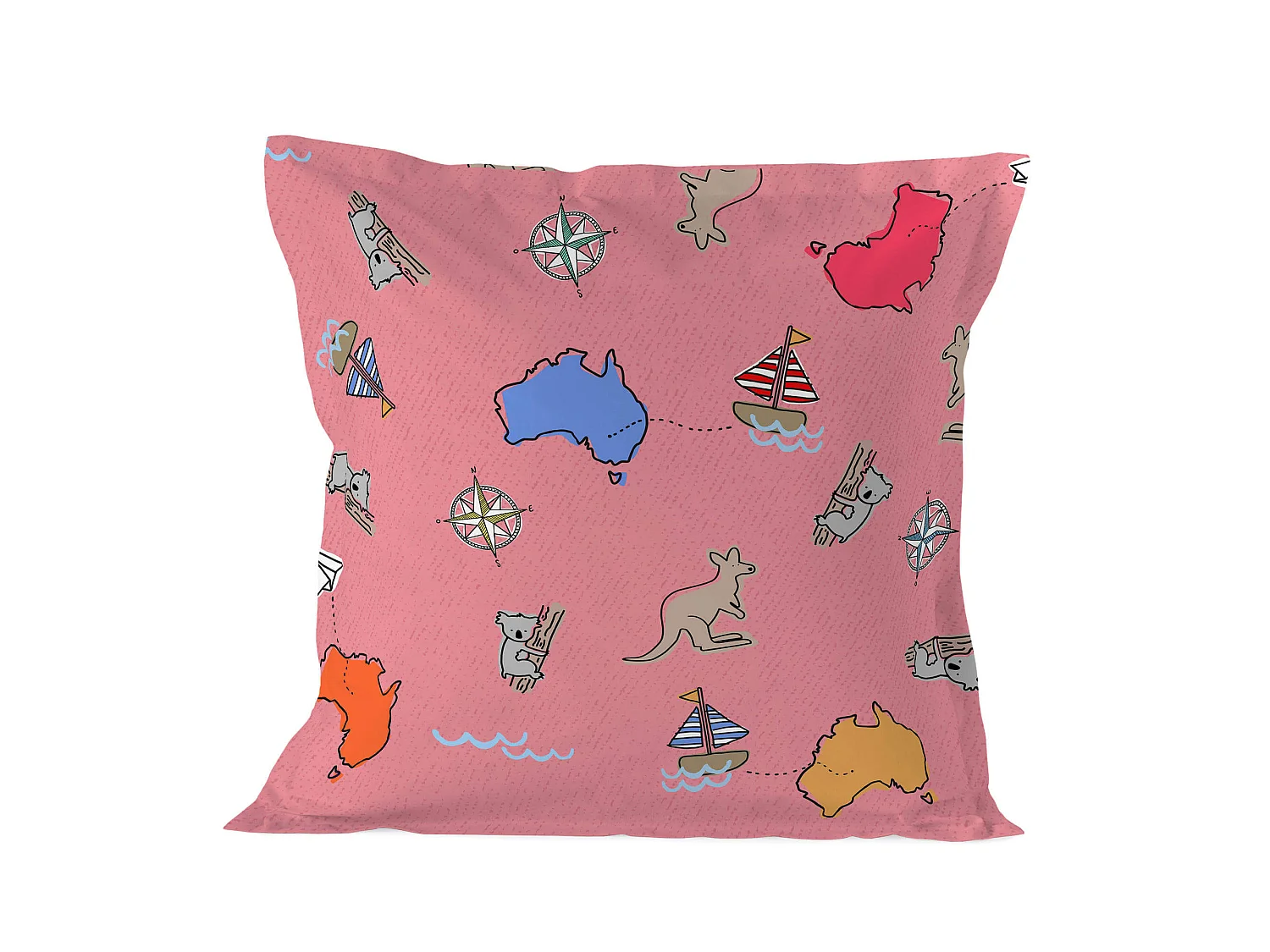 Taie d'oreiller 60x60 cm Kangaroo