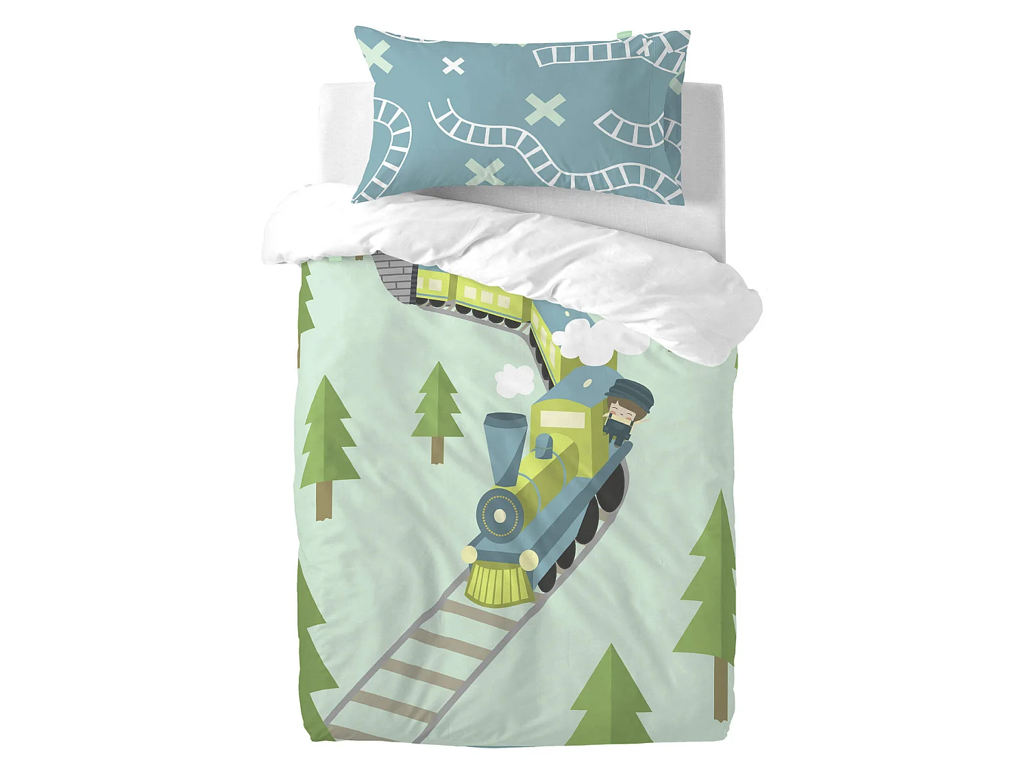 Kissenbezug 50x75 cm Train