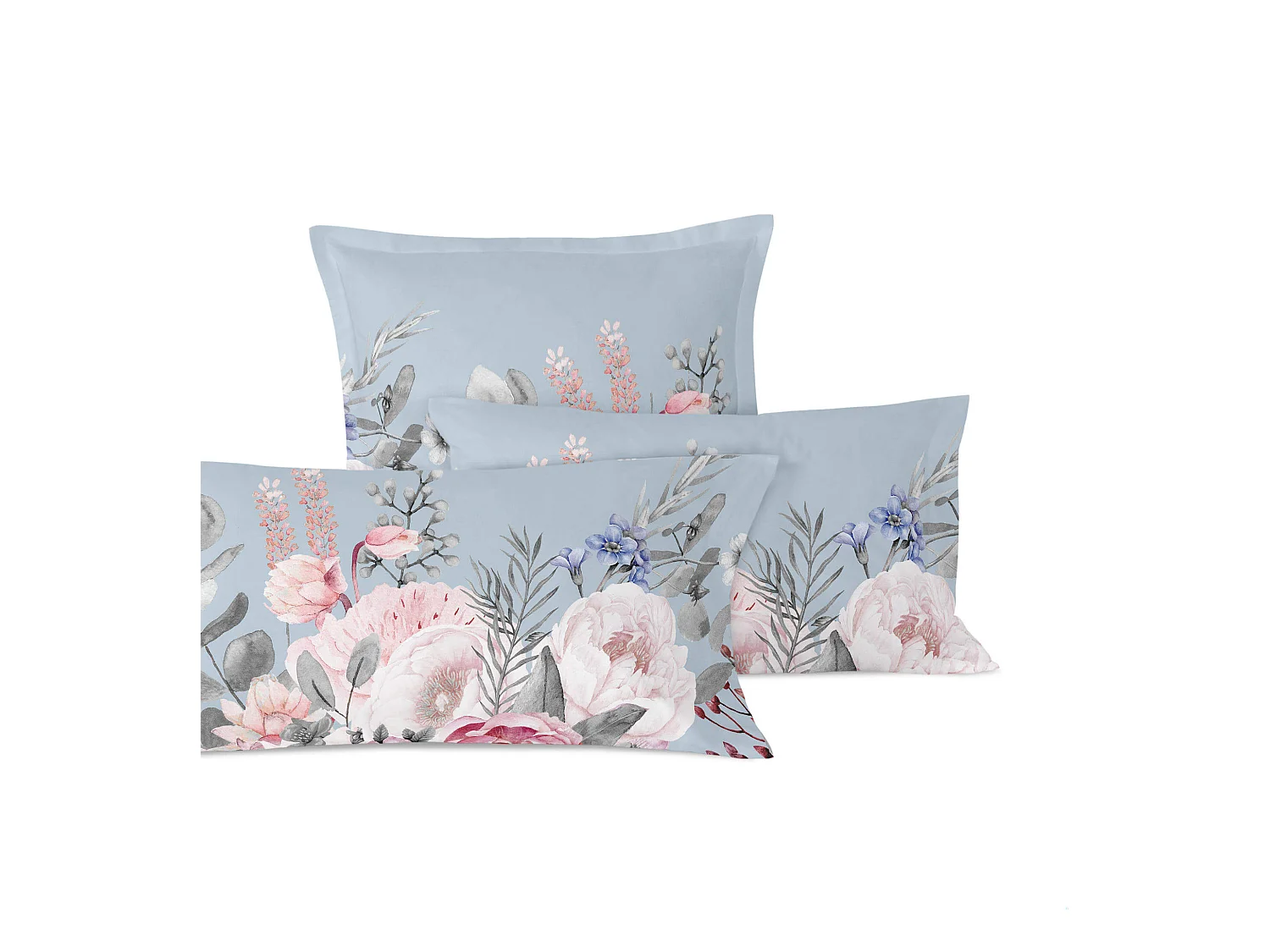 Funda de almohada 45x110 cm (x2) Soft bouquet