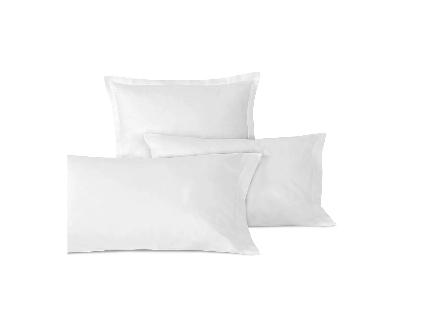 Funda de almohada 45x110 cm (x2) Basic 200 tc