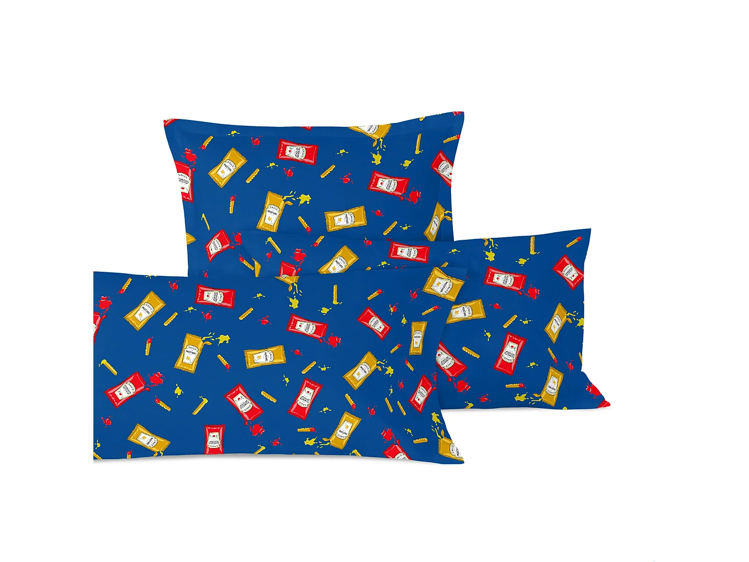 Taie d'oreiller 60x60 cm Hotdog