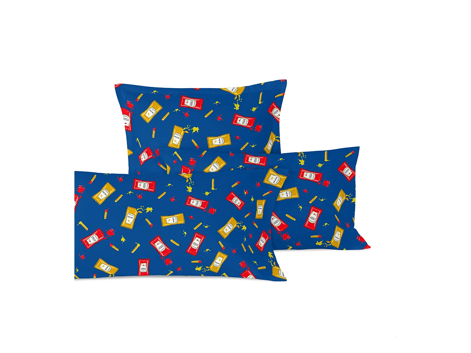 Taie d'oreiller 60x60 cm Hotdog