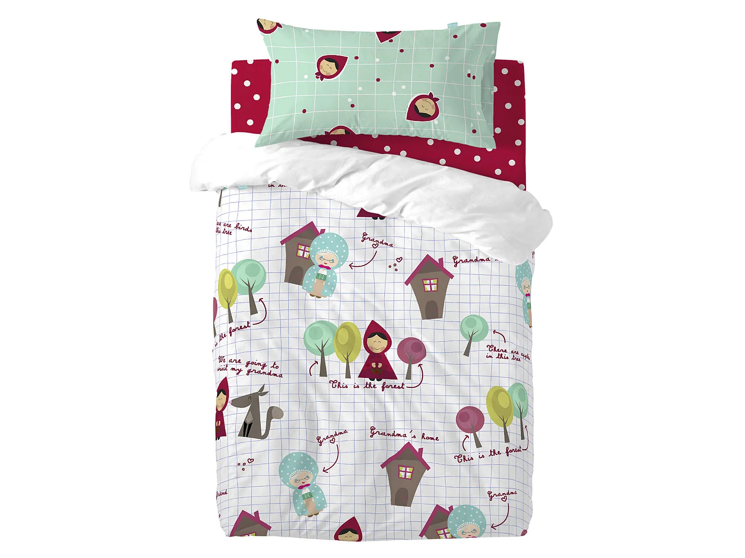 Funda de almohada 50x75 cm Grandma notebook