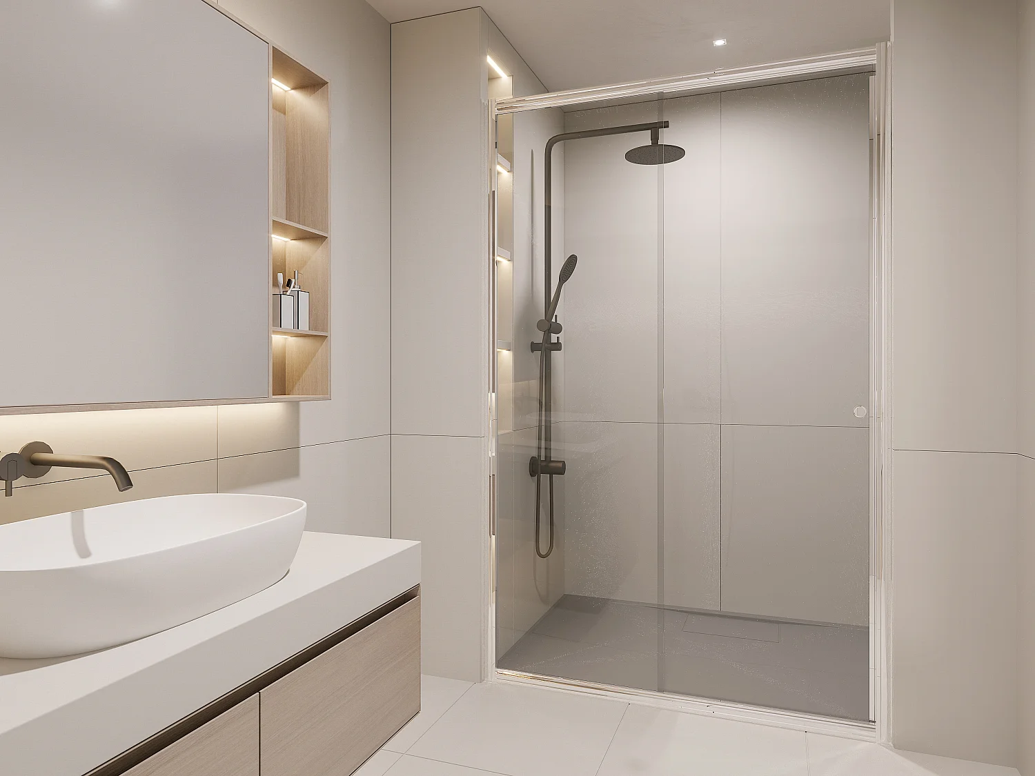 Paroi de douche coulissante JESSICA II - 140x190 cm