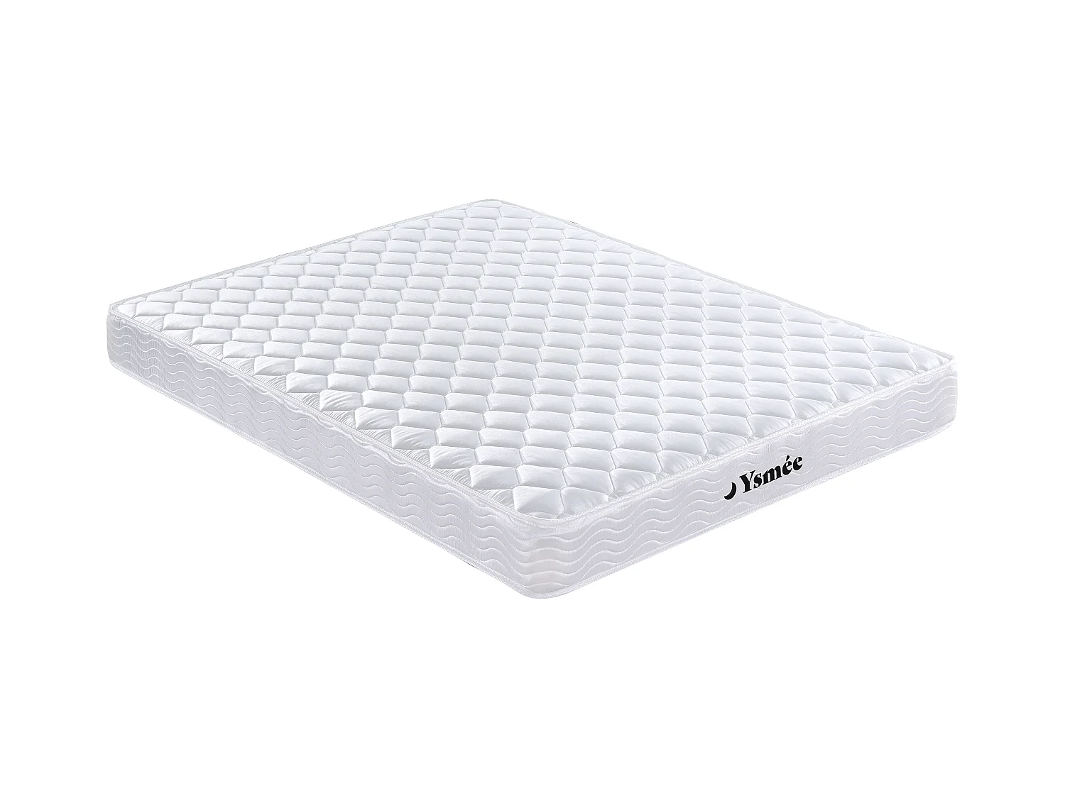 Matelas 140 x 200 cm ressorts et mémoire de forme ép.15cm - WOLKENLOS de YSMÉE