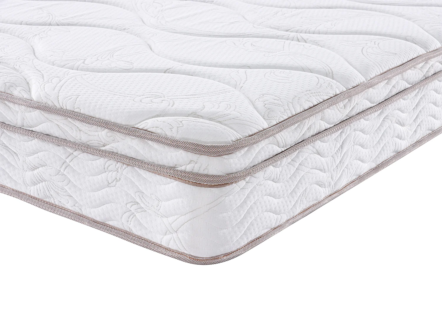 Matelas 160 x 200 cm ressorts 3 zones et mémoire de forme ép.20cm - WOLKENTANZ de YSMÉE