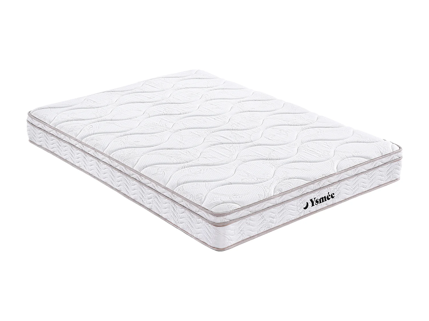 Matelas 160 x 200 cm ressorts 3 zones et mémoire de forme ép.20cm - WOLKENTANZ de YSMÉE