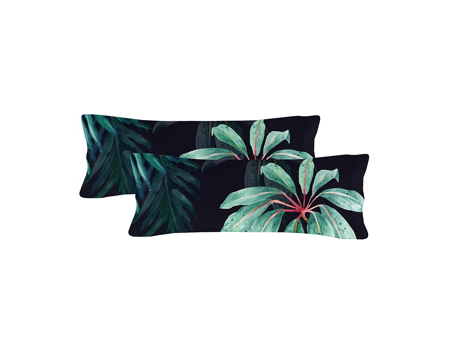 Federa per cuscino 45x155 cm Ebony