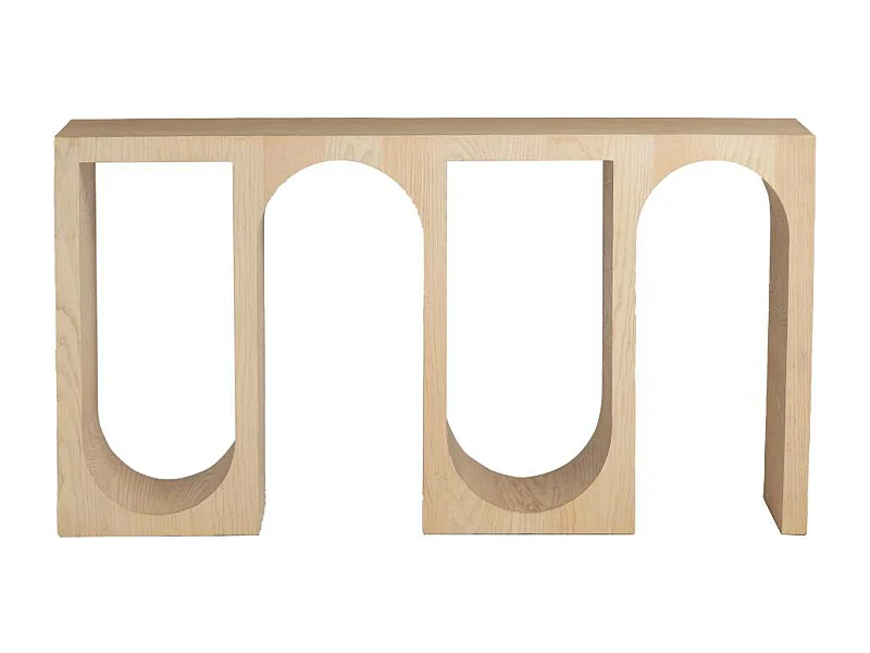 Console en chêne massif clair Octave