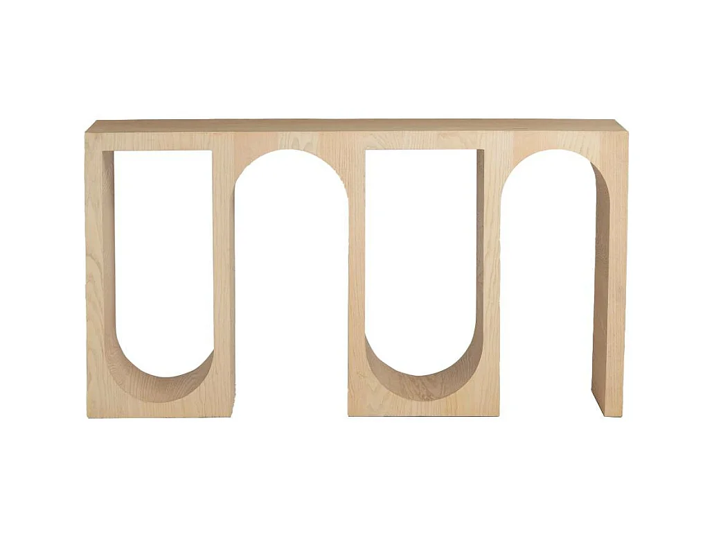 Console en chêne massif clair Octave