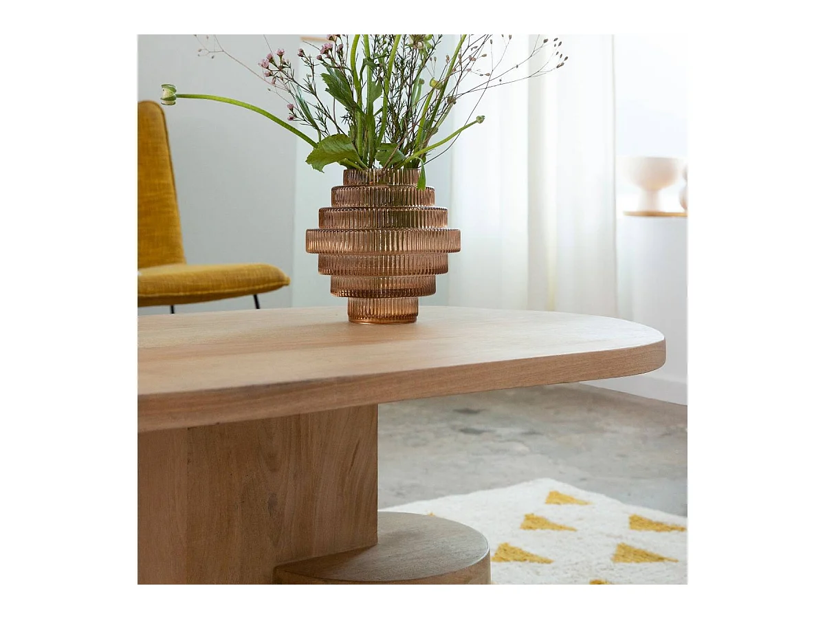Table basse en bois de manguier Edouard