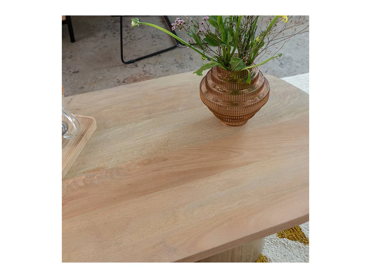 Table basse en bois de manguier Edouard