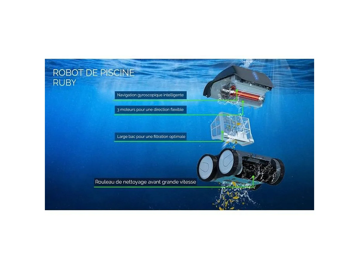 Robot de piscine électrique Bestway RUBY
