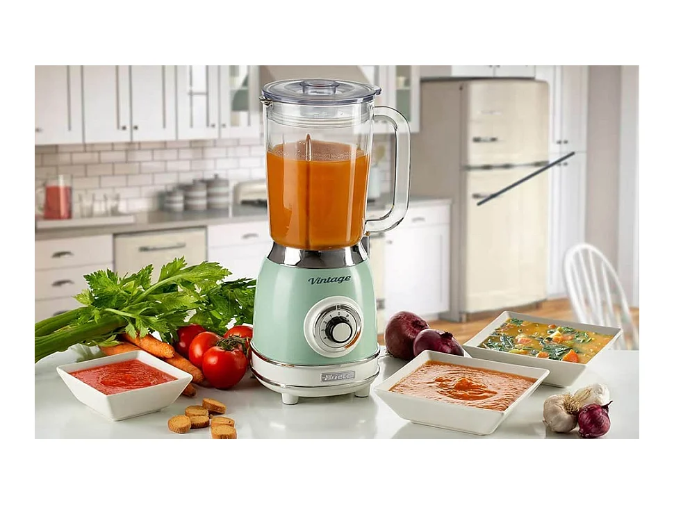 Mikser Vintage Vert 1,5L Ariete z Miską ze Szkła