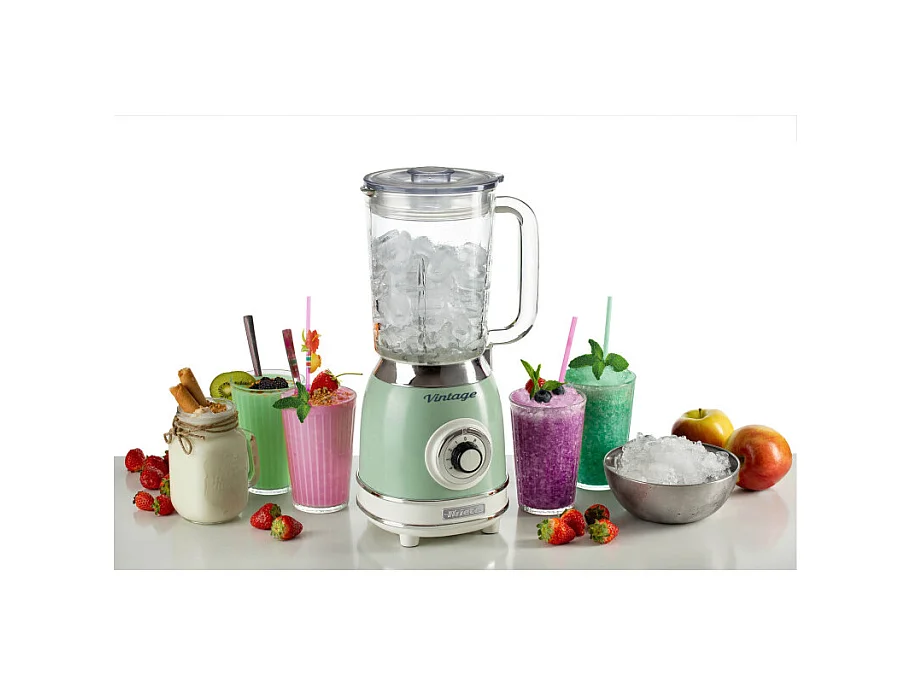 Mikser Vintage Vert 1,5L Ariete z Miską ze Szkła