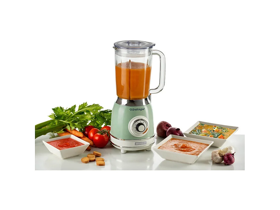 Mikser Vintage Vert 1,5L Ariete z Miską ze Szkła