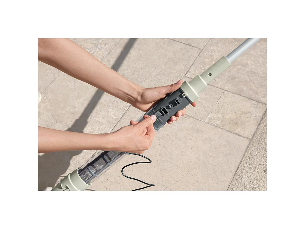 Balai aspirateur électrique Aquascan, batterie rechargeable pour spa et piscine jusqu'a 2 m de diametre