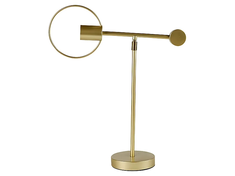 Lampe à poser métal doré Météore Ostaria