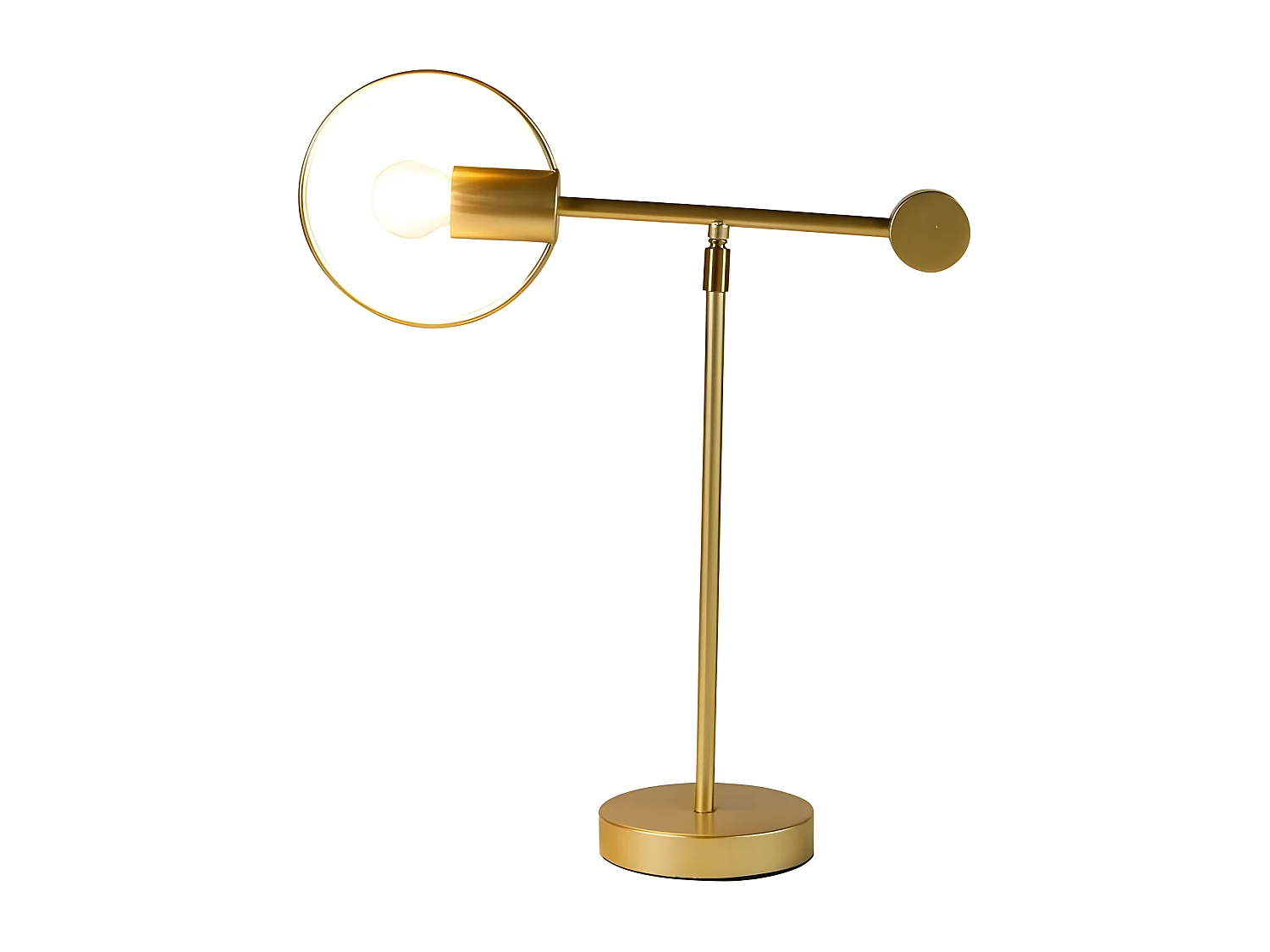 Lampe à poser métal doré Météore Ostaria