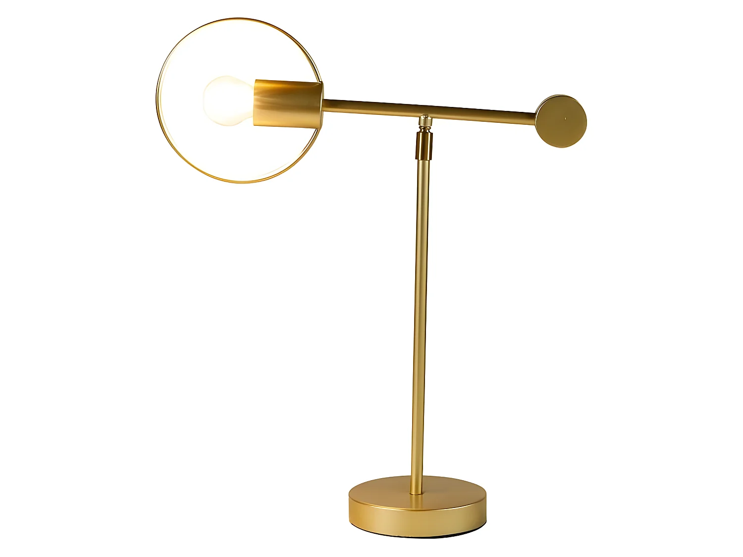 Lampe à poser métal doré Météore Ostaria