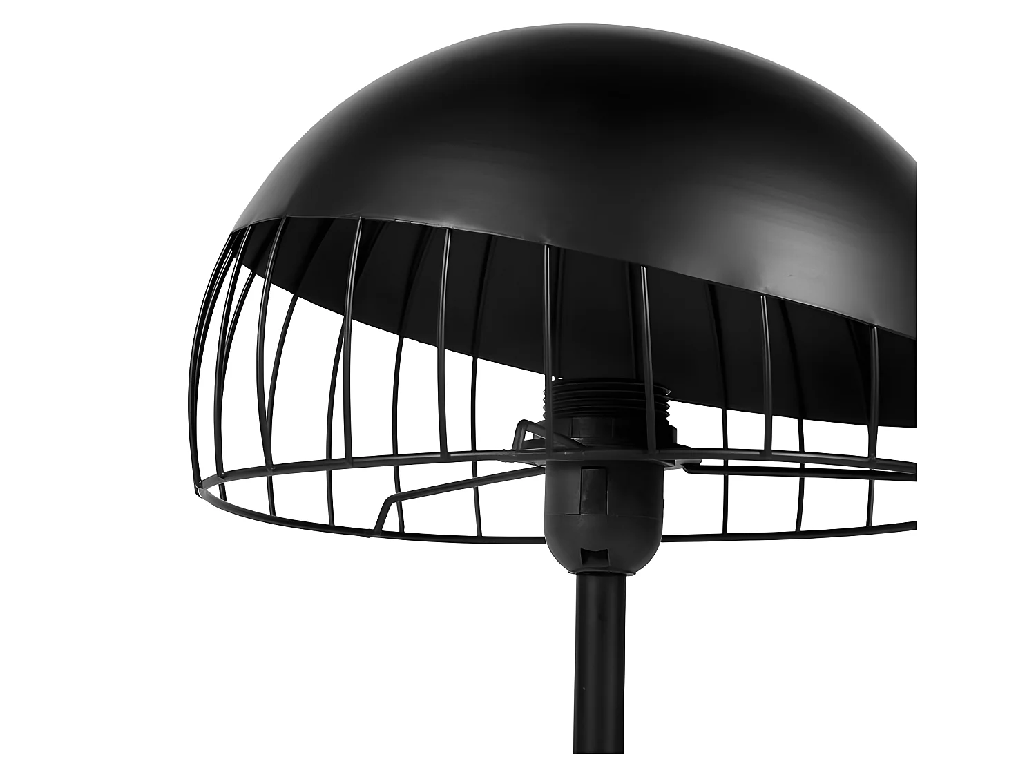Lampe à poser en métal noir Colisée Ostaria