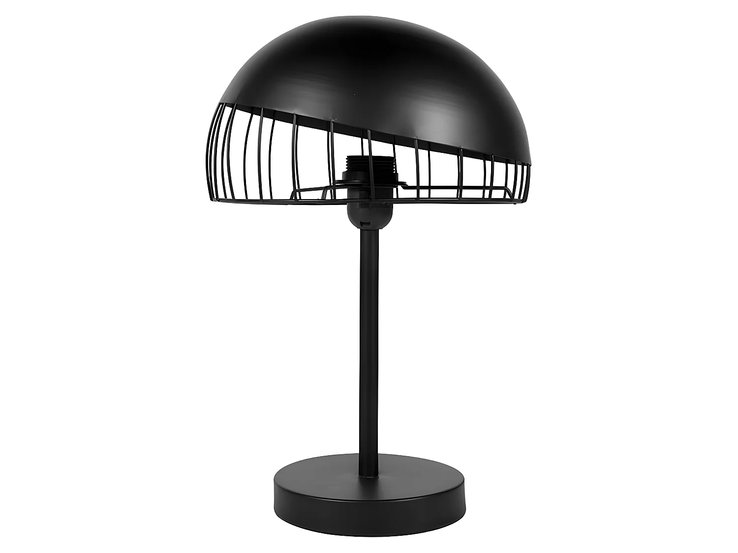 Lampe à poser en métal noir Colisée Ostaria