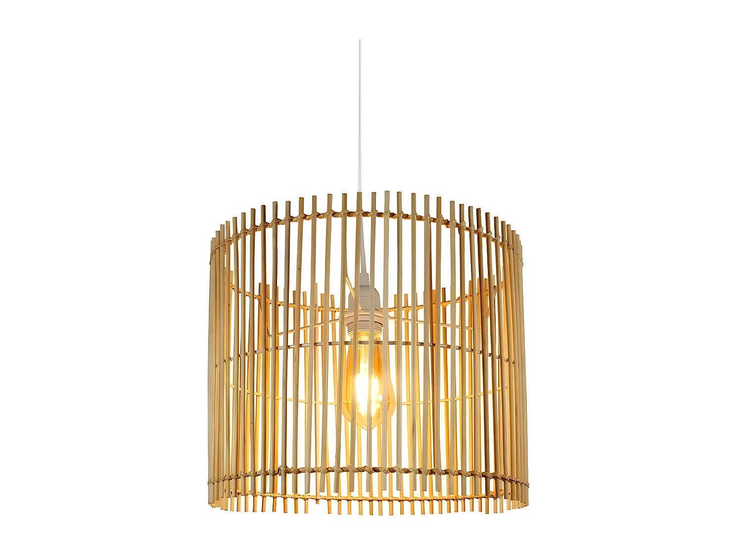 Suspension en bambou naturel Bana Ostaria