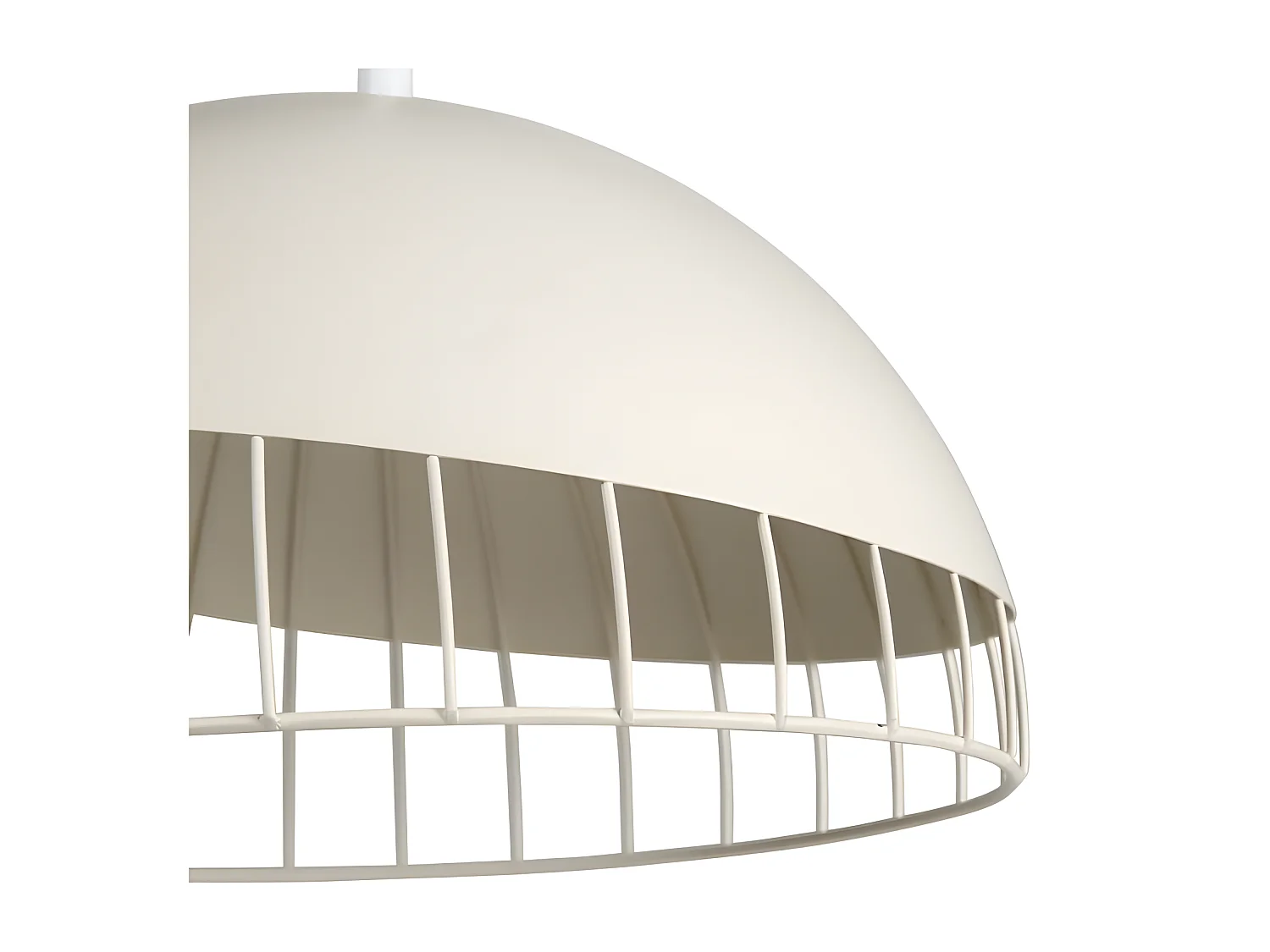 Suspension métal blanc Colisée Ostaria