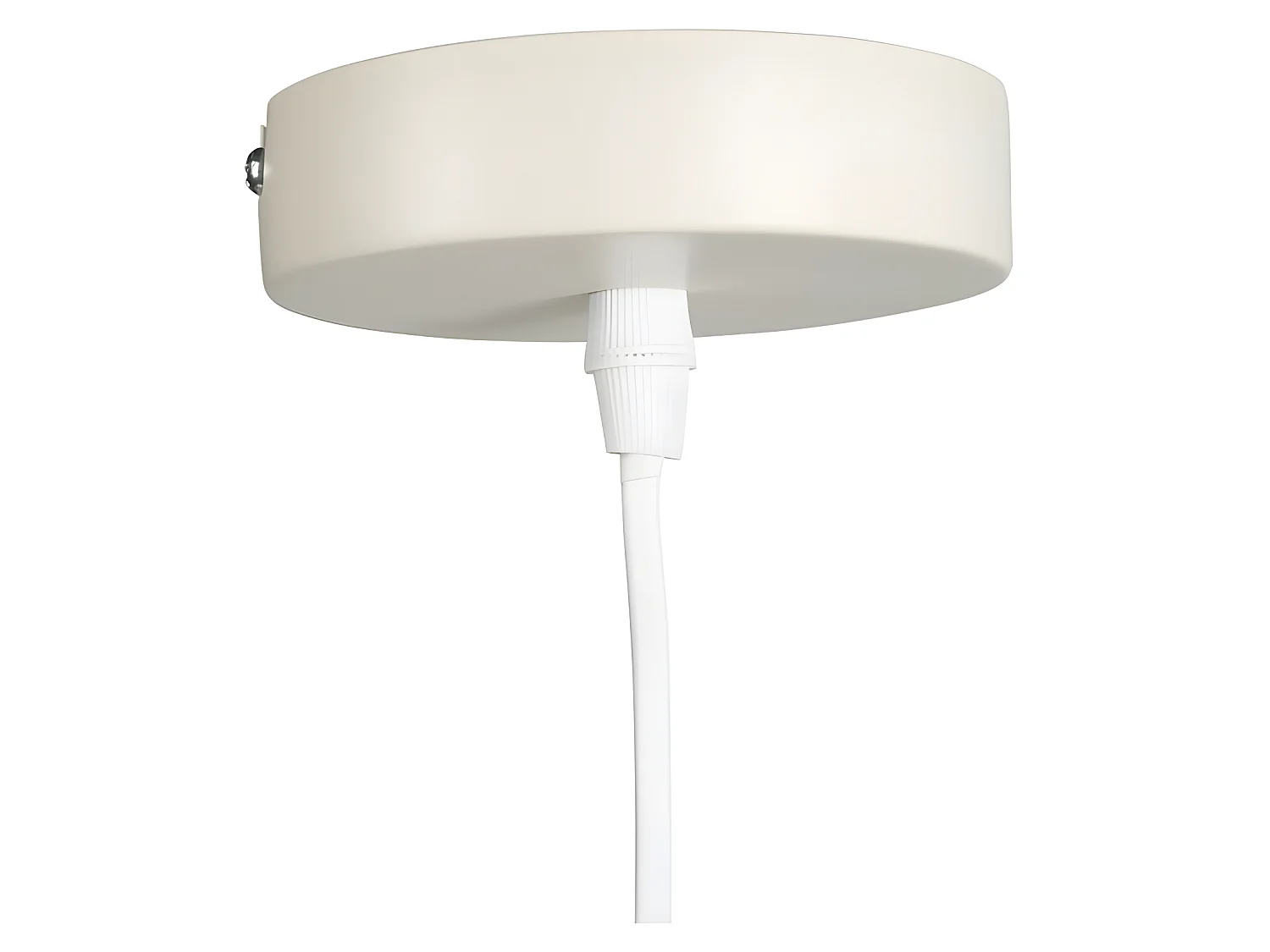 Suspension métal blanc Colisée Ostaria