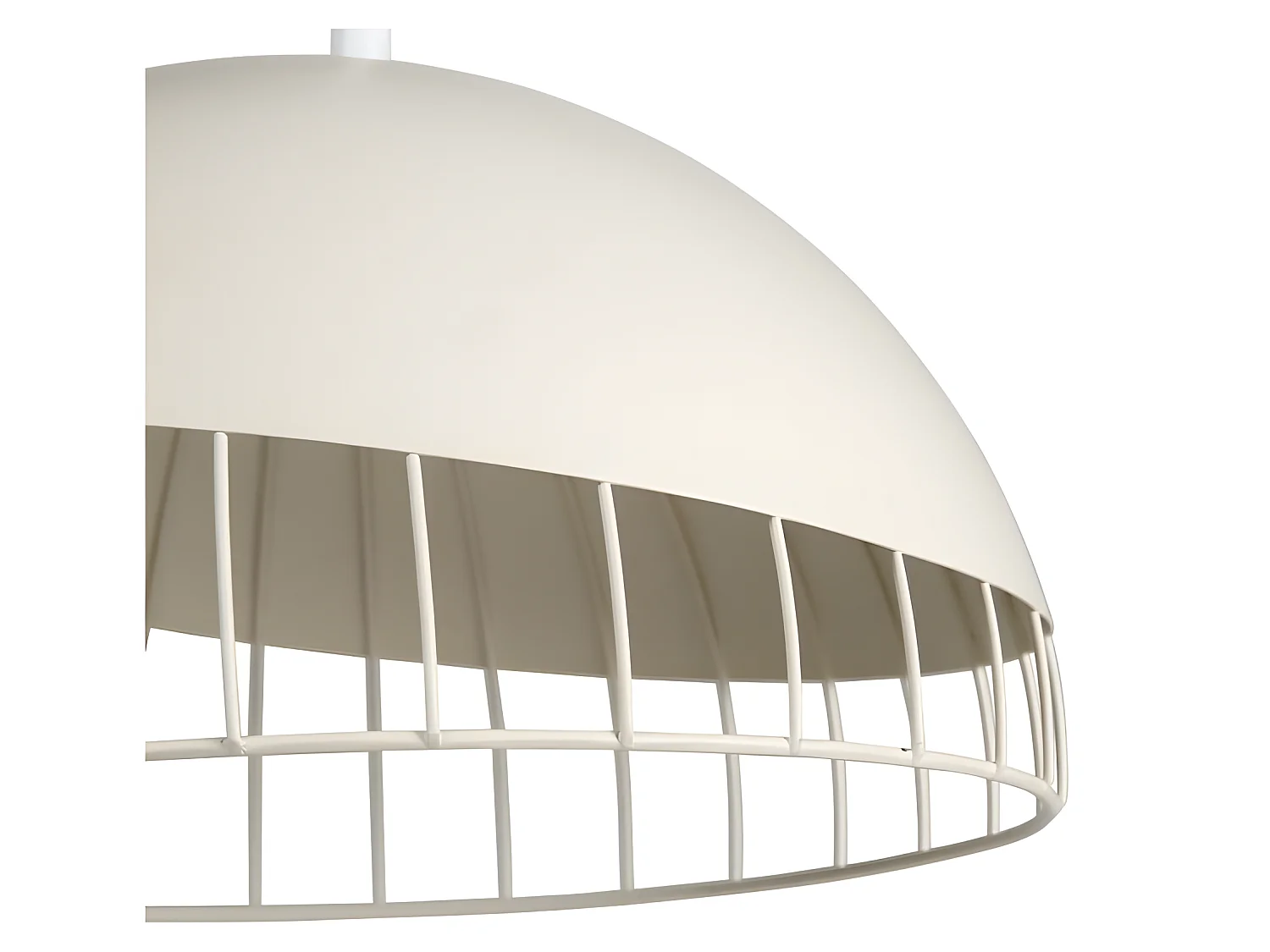 Suspension métal blanc Colisée Ostaria