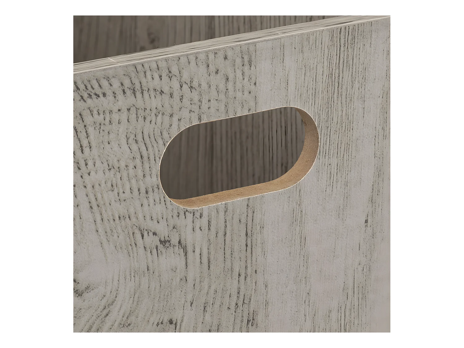 Boîte de rangement en Bois Gris 15 x 31 x 15 cm