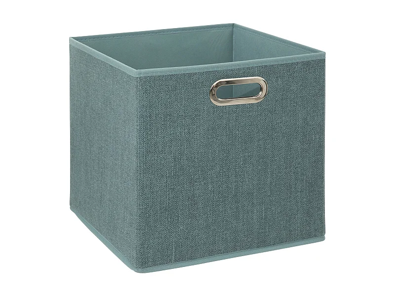 Boîte de rangement Bleu chiné 31 x 31 cm