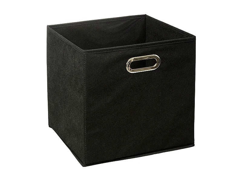 Boîte de rangement Noir 31 x 31 cm