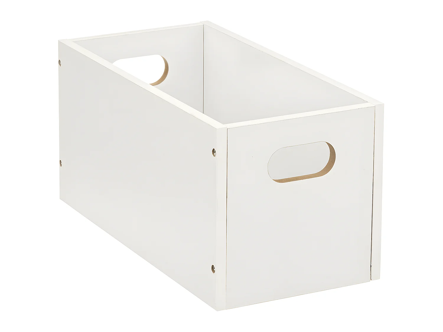 Boîte de rangement en Bois Blanc 15 x 31 x 15 cm