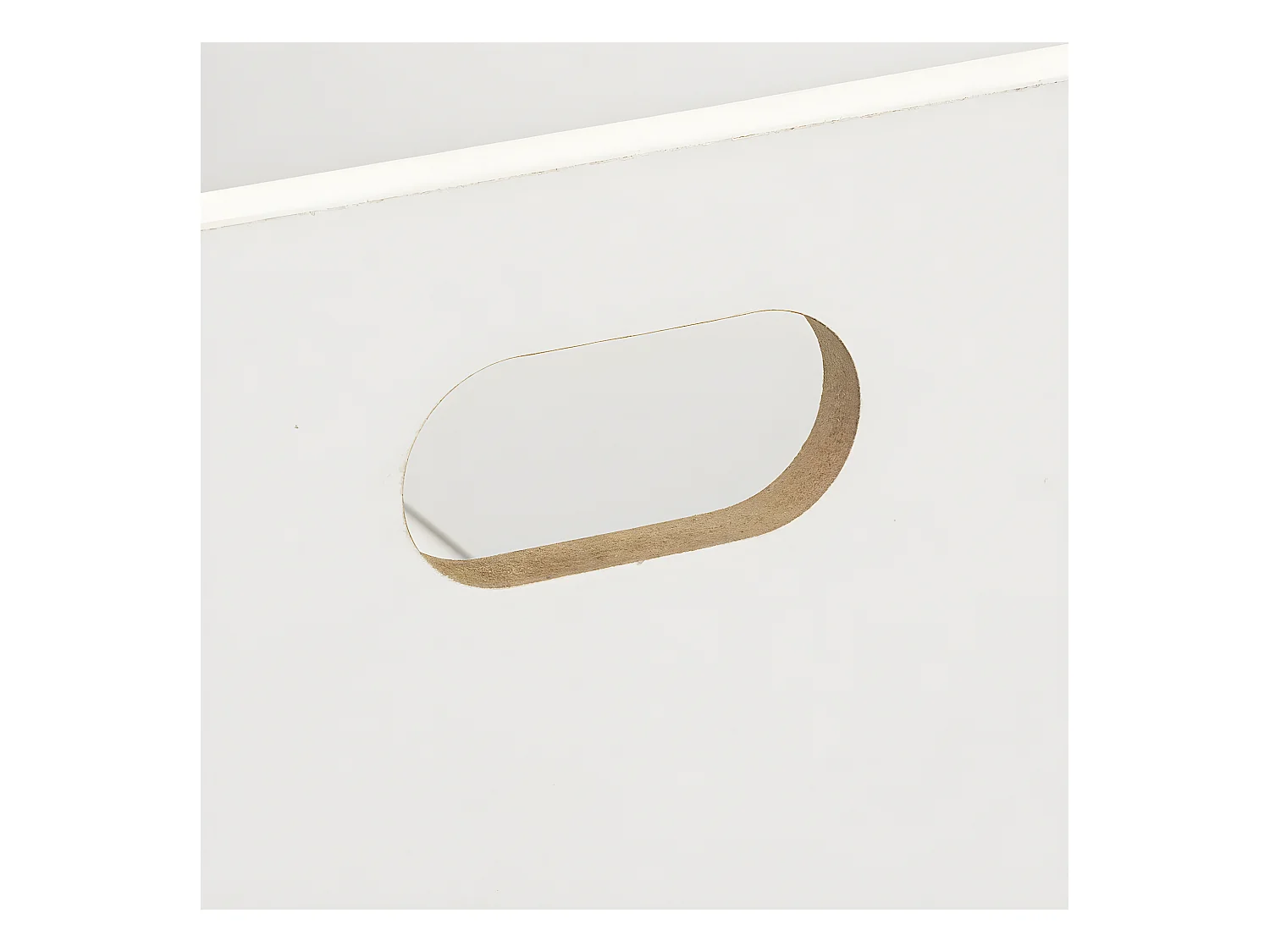 Boîte de rangement en Bois Blanc 15 x 31 x 15 cm